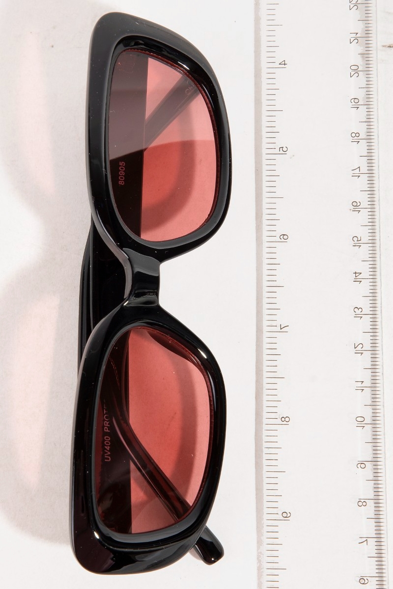 Rounded Rectangle Frames Sunglasses Set