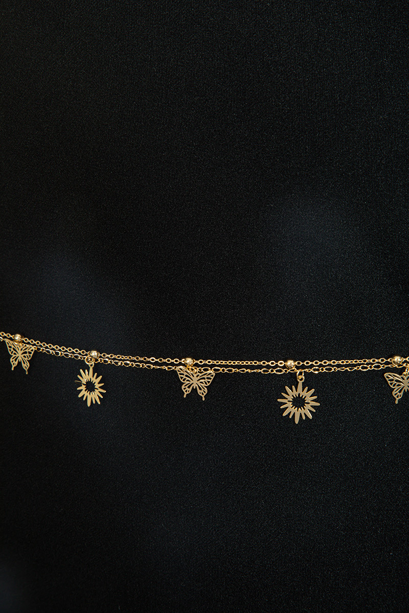 Layered Butterfly Sun Station Belly Chain Belly Chains