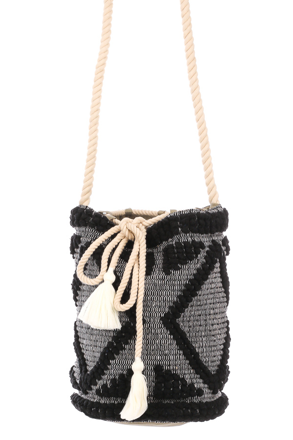 bag with rope strap
