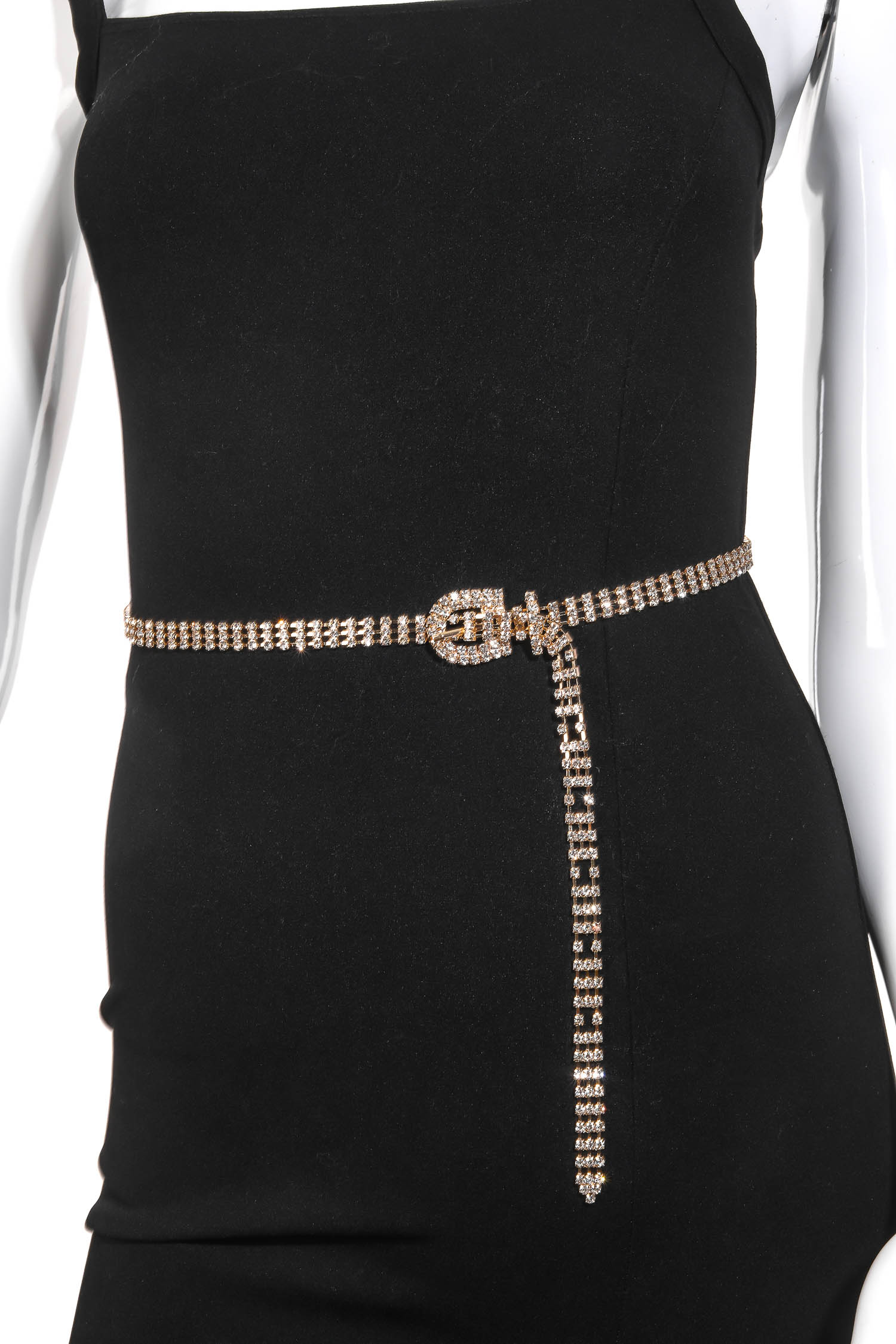 rhinestone chain belts