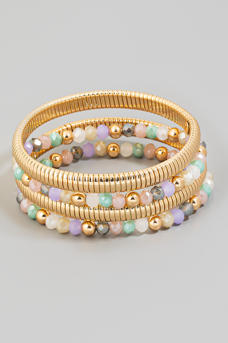 Leocadia Mixed Bead Bracelet Set main image 0