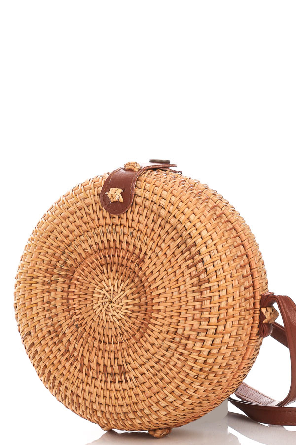 weave circle bag