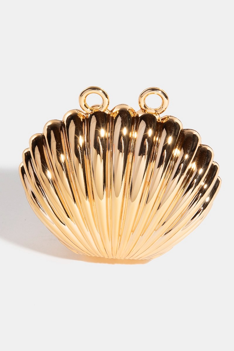 Metallic Clam Sea Shell Clutch Coin Purse - New Arrivals