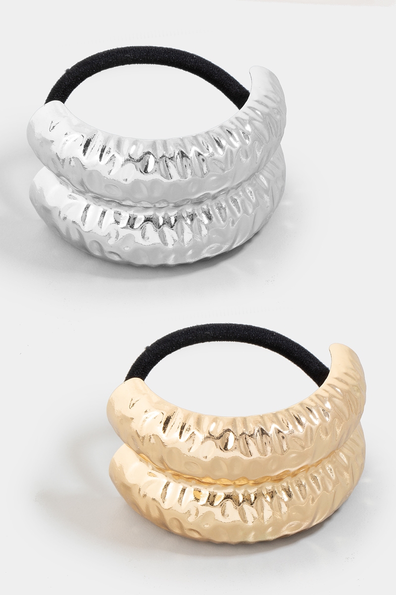 Metal Hair Tie Cuff Set main image 1