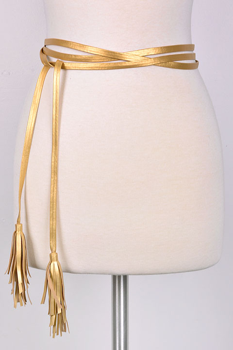 gold wrap belt