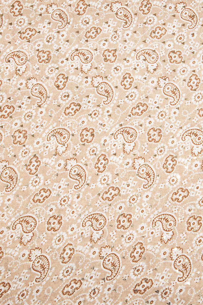 Sarong/Shawl, Rust Paisley Dot