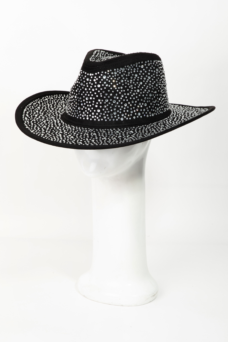 Western Rhinestone Studded Cowboy Hat - Cowboy Hats