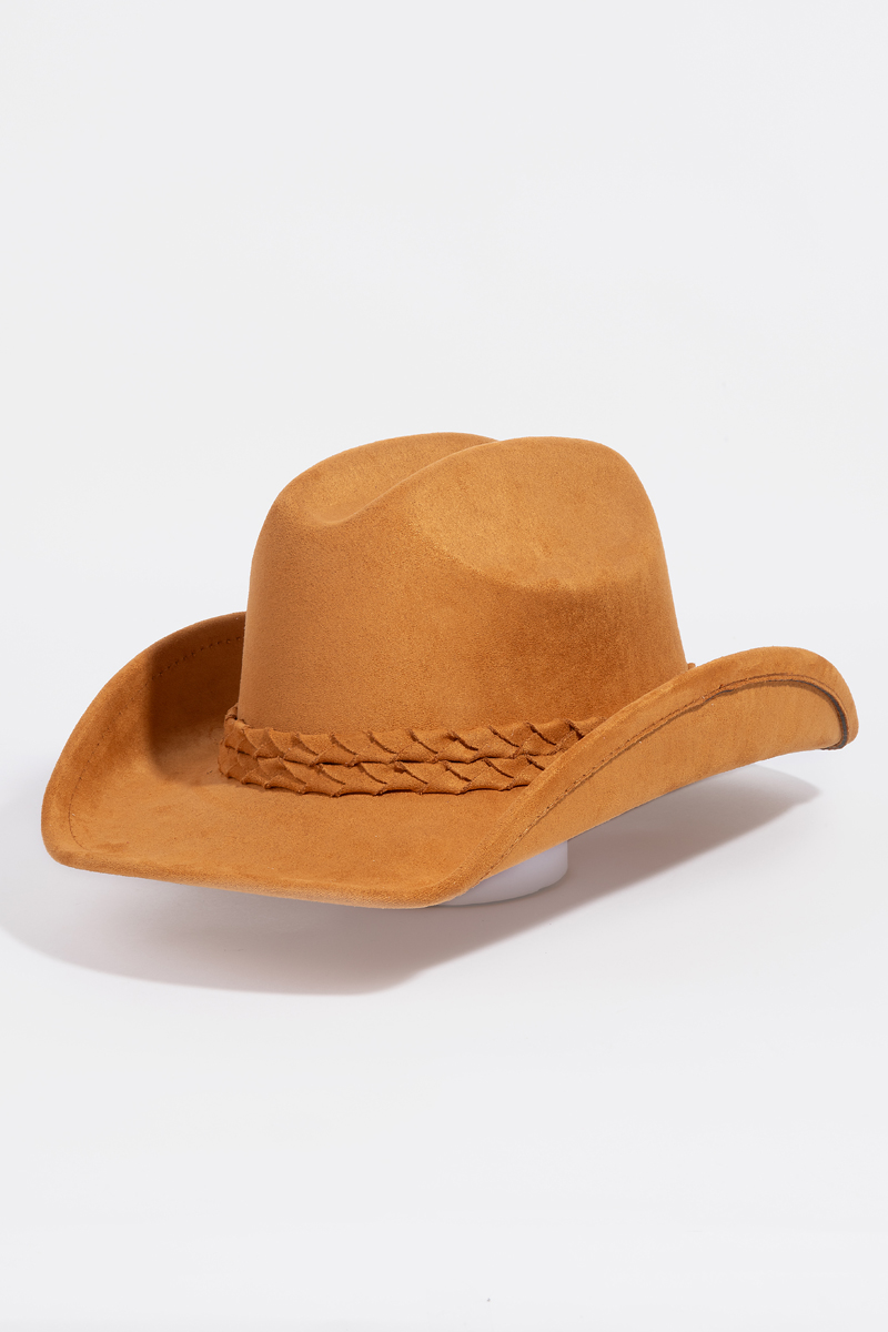 Double Braid Rope Western Cowboy Hat - Hats display picture 1