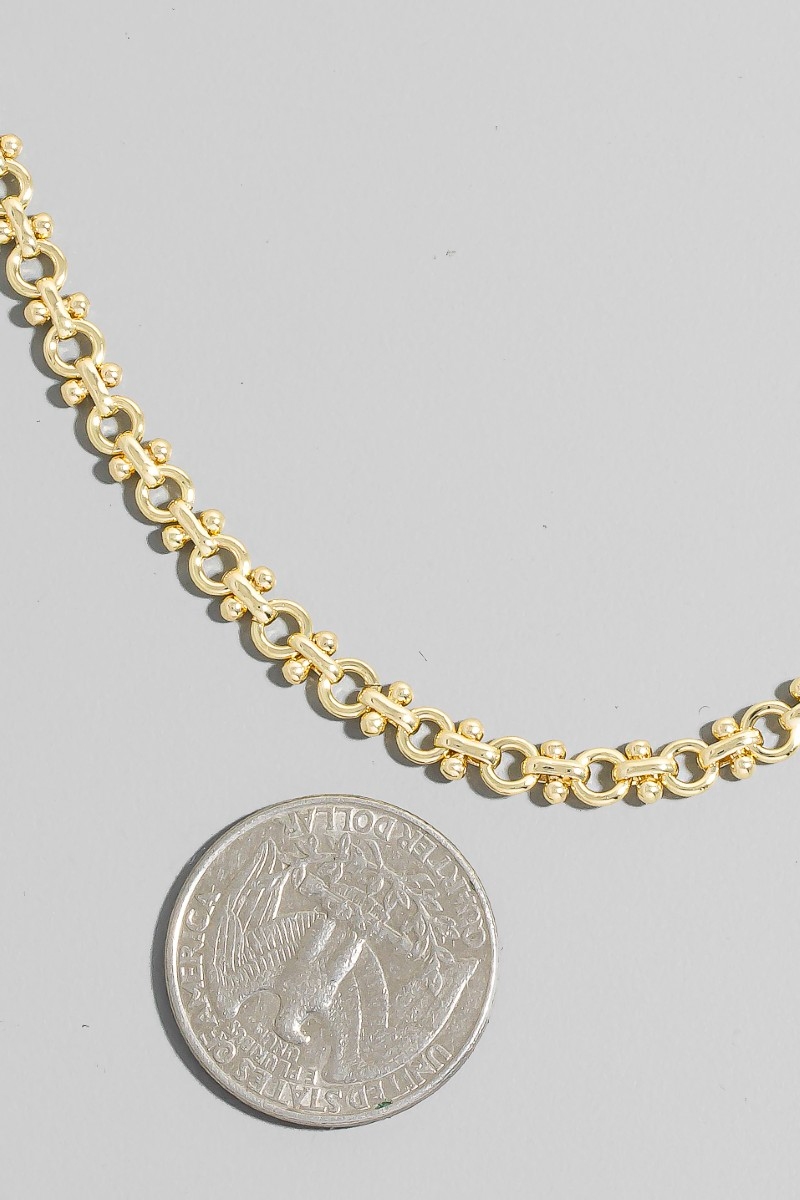 Intricate Chain Link Necklace -