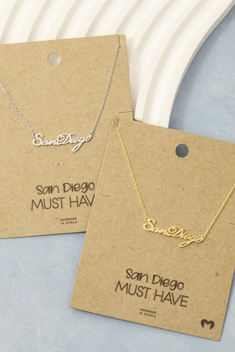 San Diego Pendant Necklace