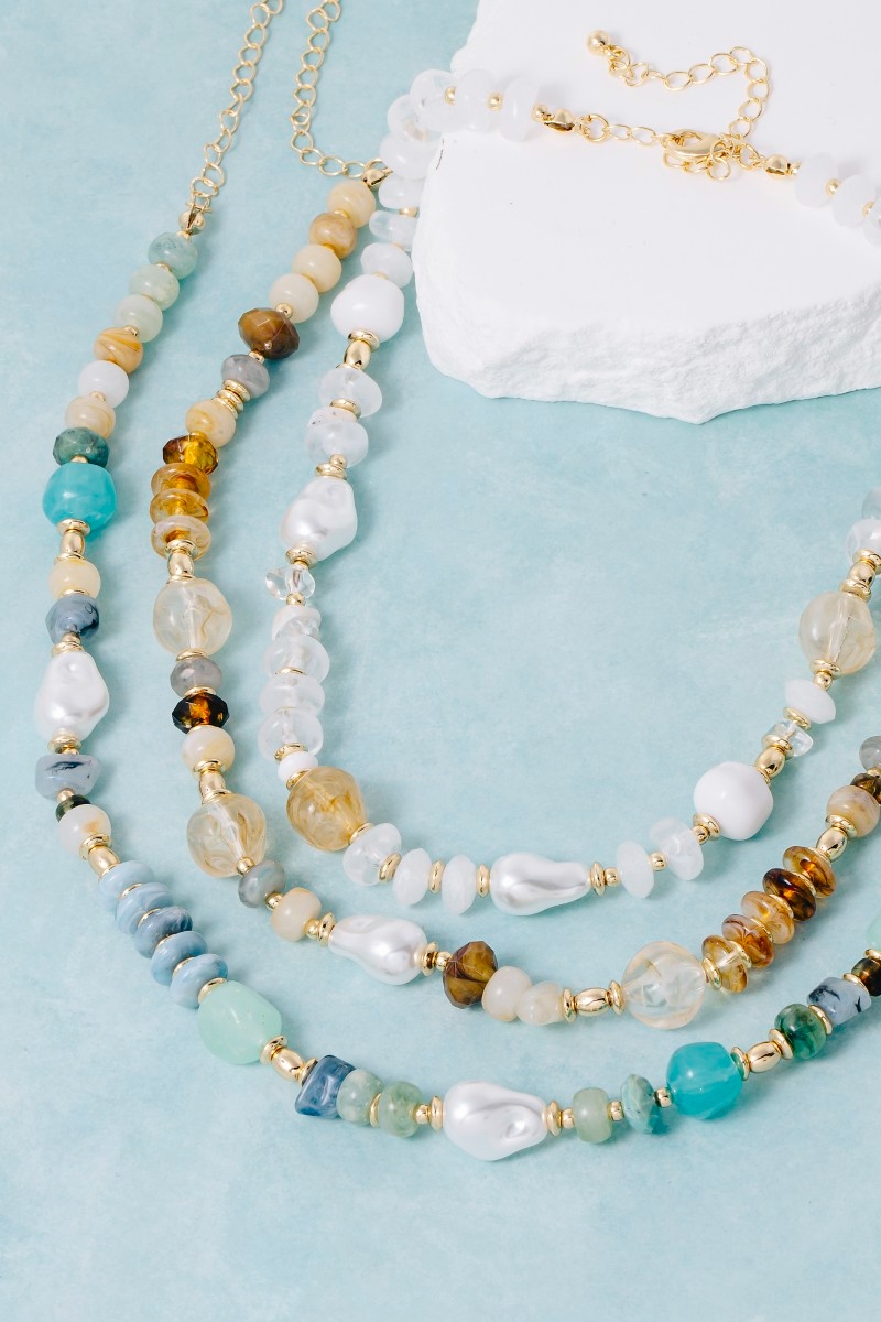 Intricate Mixed Beaded Necklace