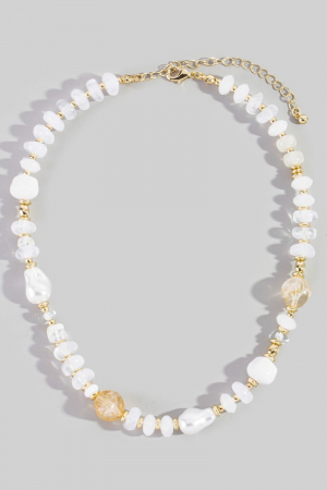 Intricate Mixed Beaded Necklace