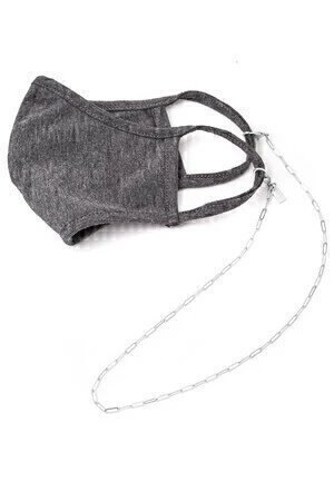 Oval Chain Link Necklace For Masks