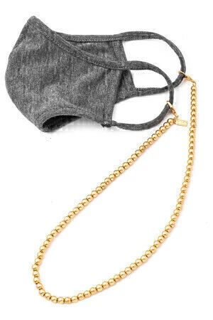 Ball Chain Mask Necklace