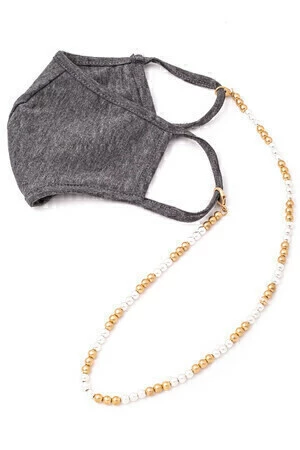 Stretch Ball Beaded Mask Chain