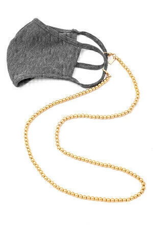 Stretchable Ball Chain Mask Necklace