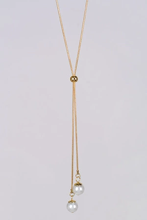 Pearl Drop Necklace.