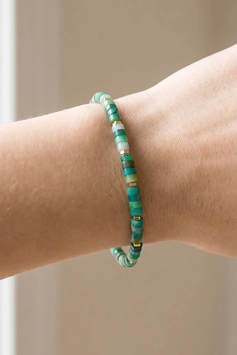 Semi Precious Stone Beaded Bracelet