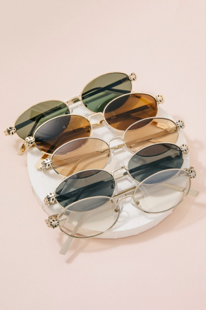 Assorted Thin Metal Frame Round Sunglasses