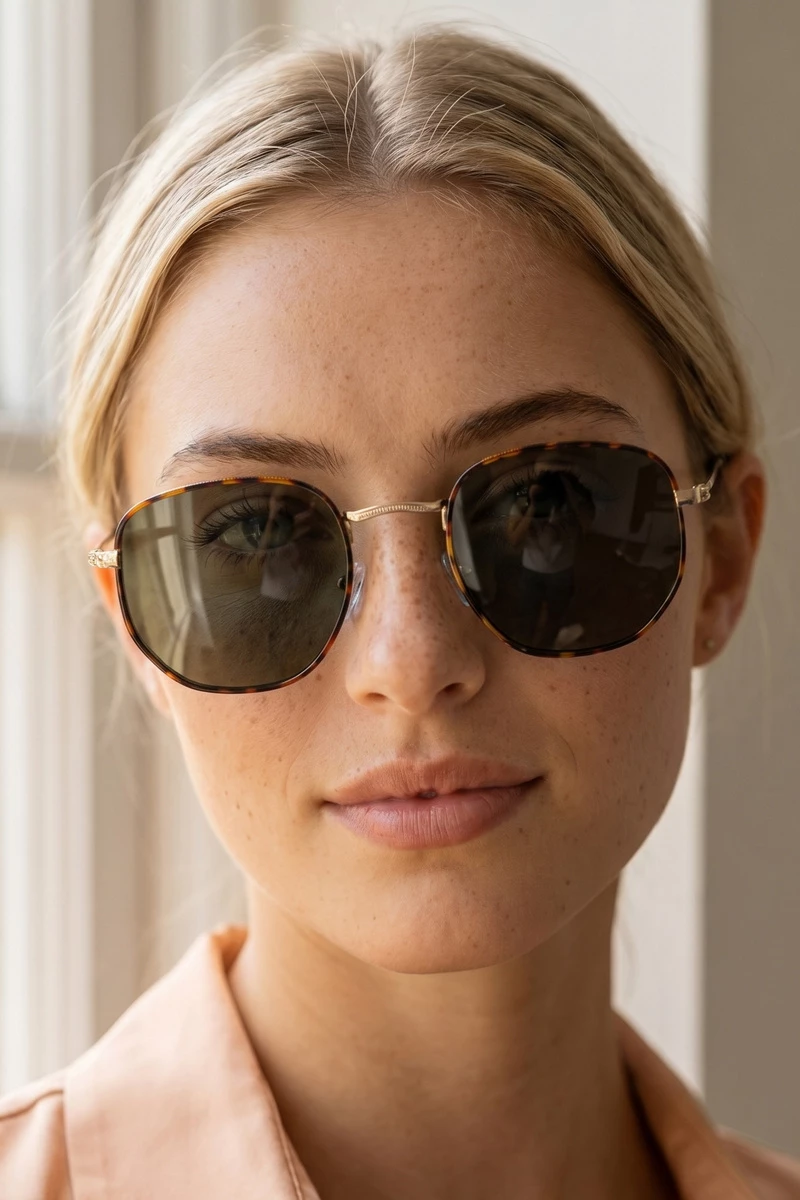 Slim Metal Trim Assorted Sunglasses