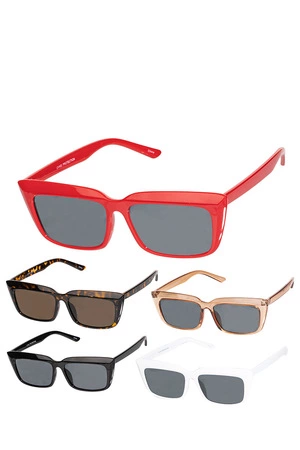 Tortoise Rectangle Fashion Sunglasses