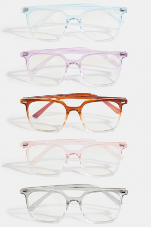 Tortoise Frame Blue Light Filter Lens Sunglasses