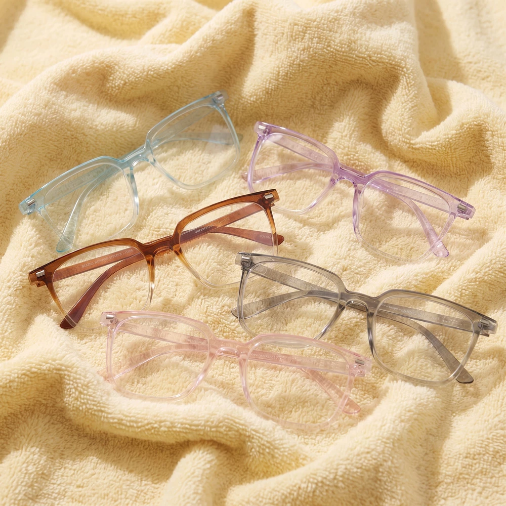 Translucent Navigator Blue Light Glasses