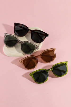 Classic Round Frame Tortoise Sunglasses