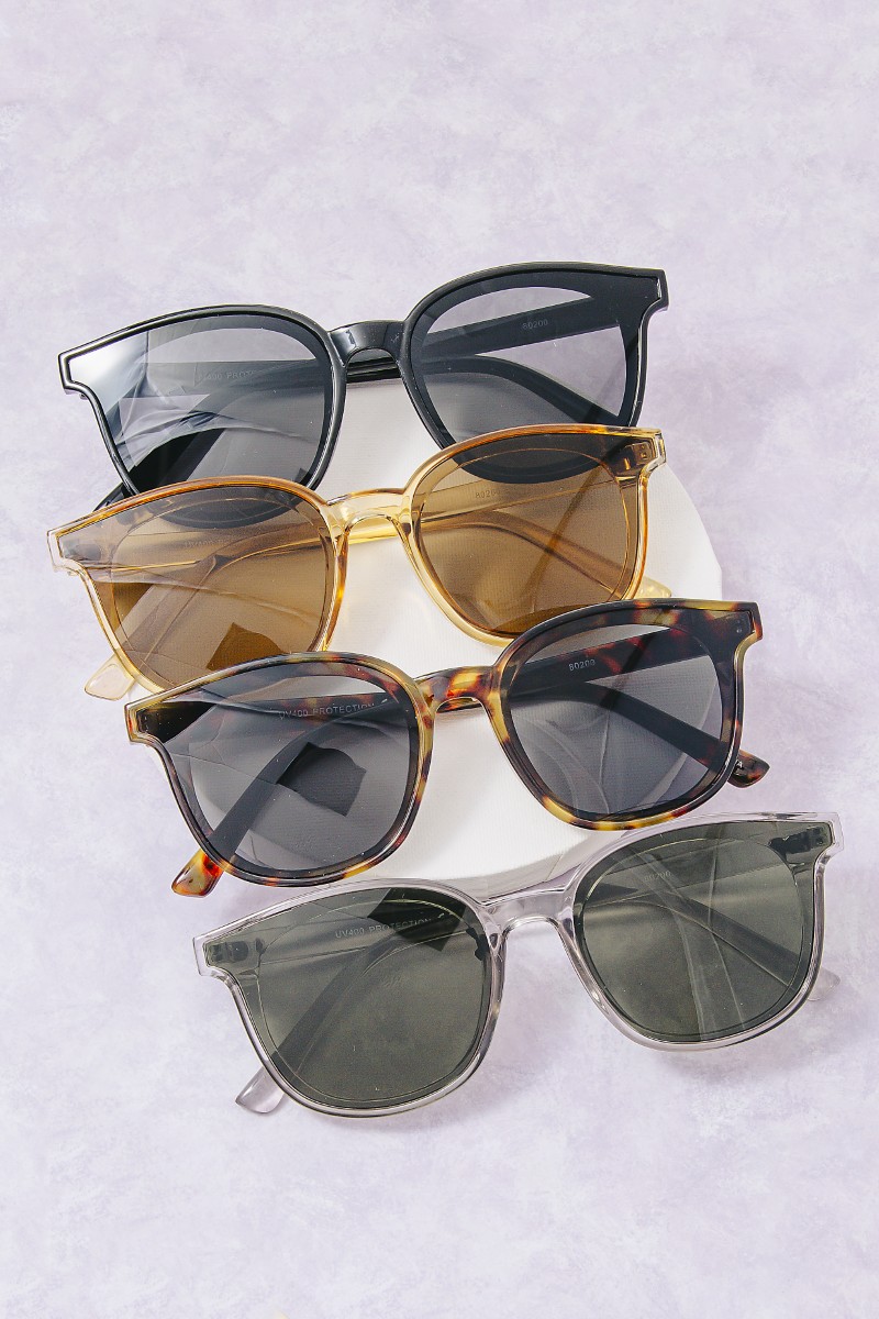 Acetate Frame Sunglasses Set