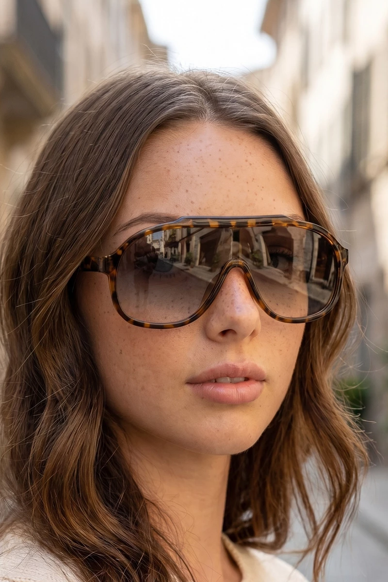 Shield Visor Sunglasses In Assorted Colors
