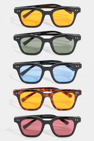 Thick Tortoise Frame Sunglasses Set