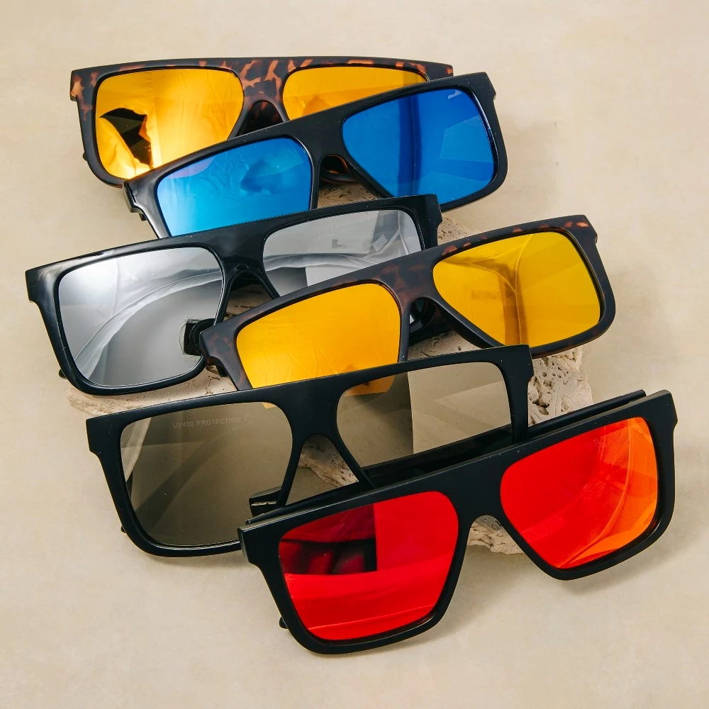 Color Lens Twelve Piece Sunglasses Set