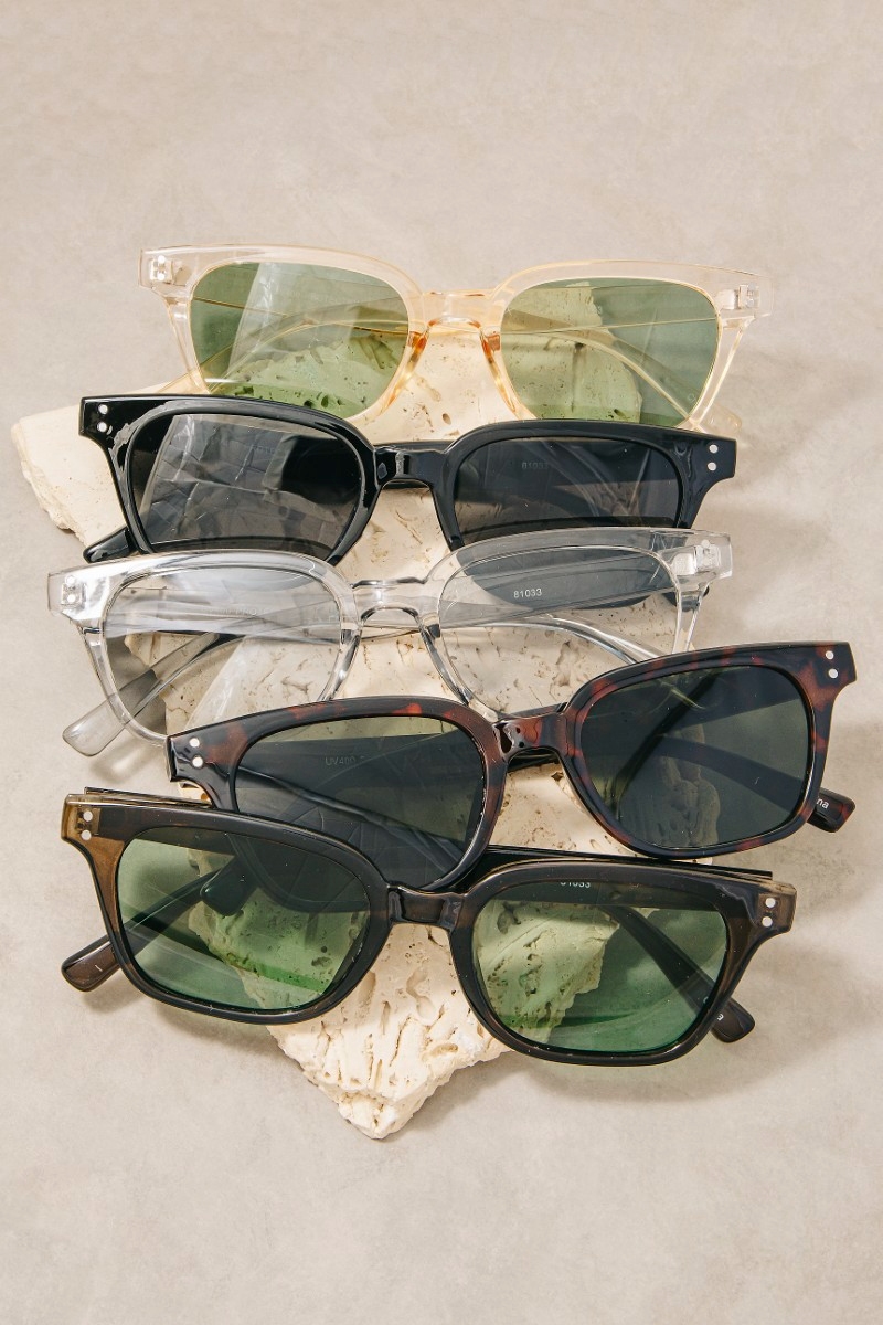Square Frame Assorted Sunglasses Set