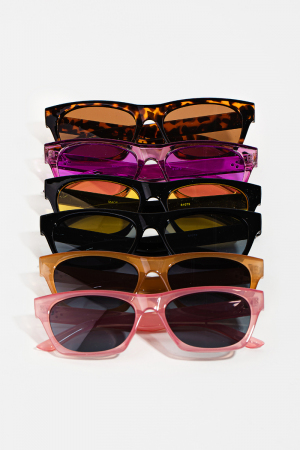 Assorted Twelve Piece Tortoise Sunglasses