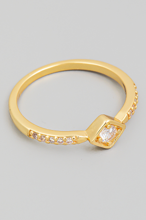 Delicate Rhinestone Ring