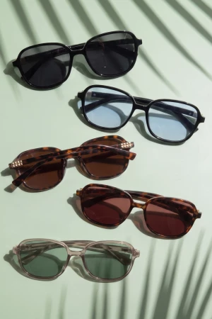 Retro Navigator Double Bridge Sunglasses