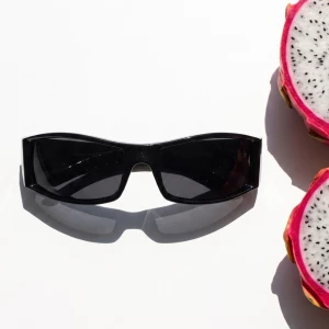 Sporty Wrap Around Shield Sunglasses