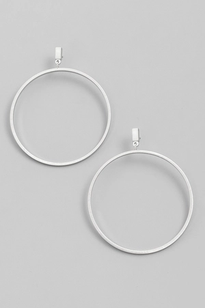 Hoop Drop Earrings