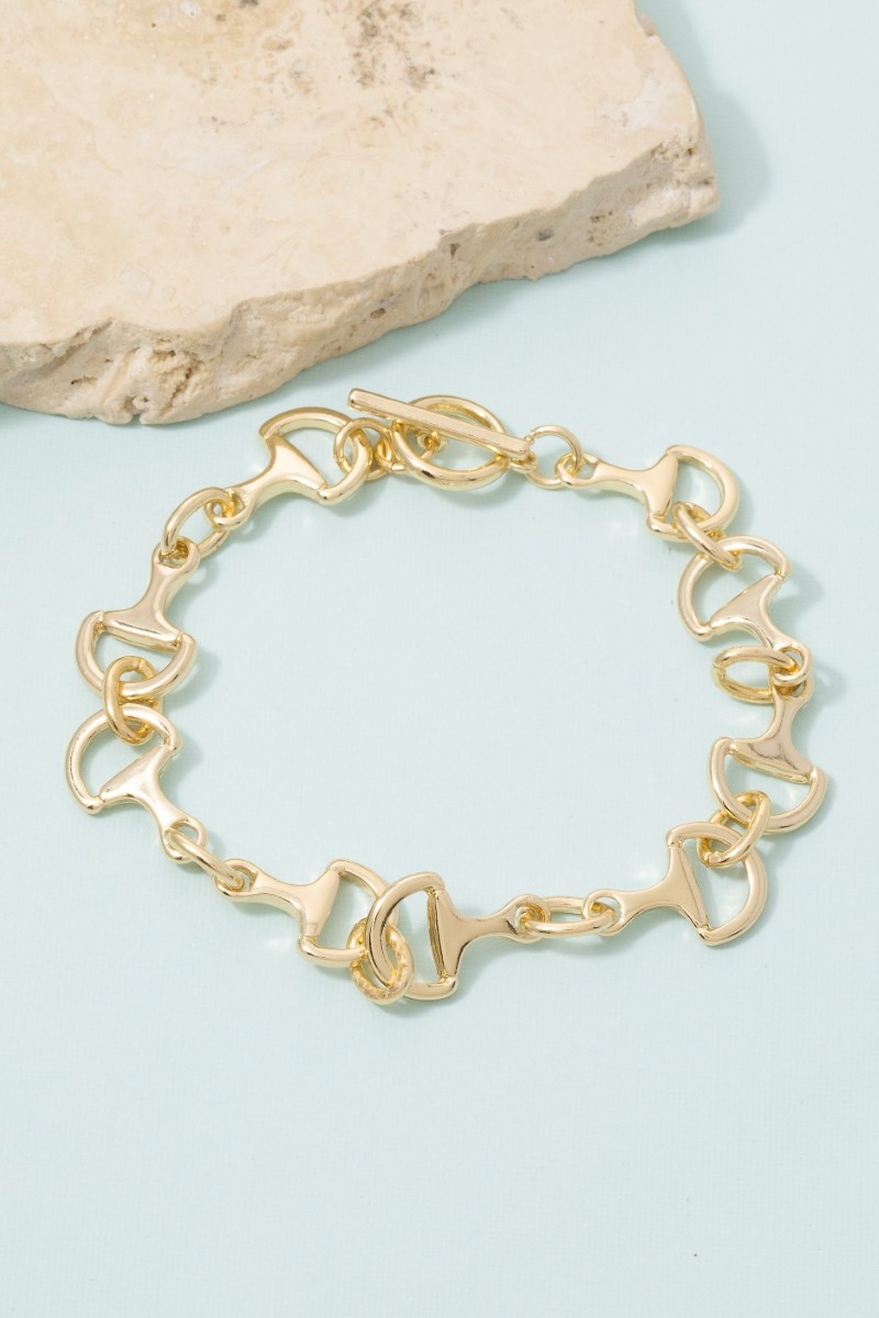Intricate D Link Chain Bracelet