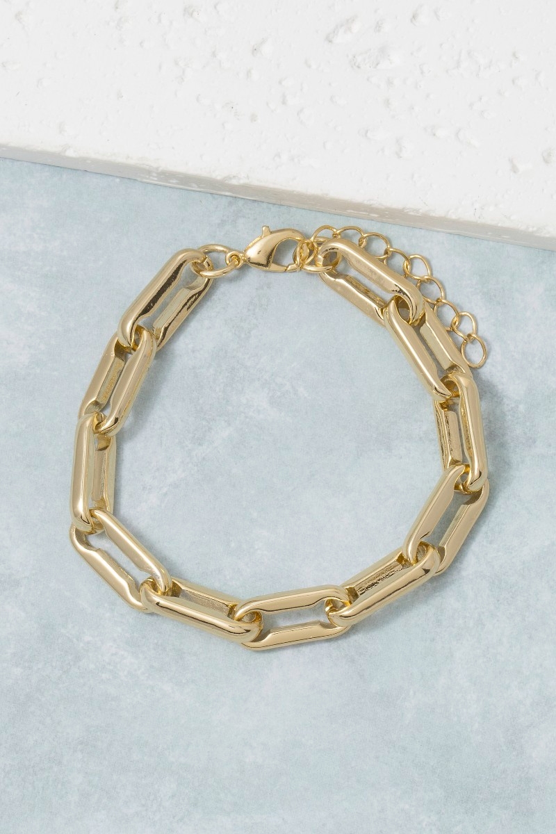 Chunky Paperclip Chain Bracelet