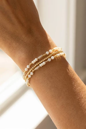3-Piece Beaded Stretch Bracelet Set