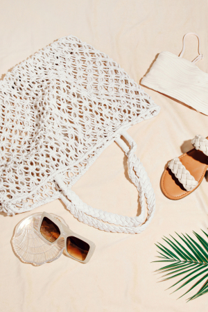 Braided Square Tote Bag