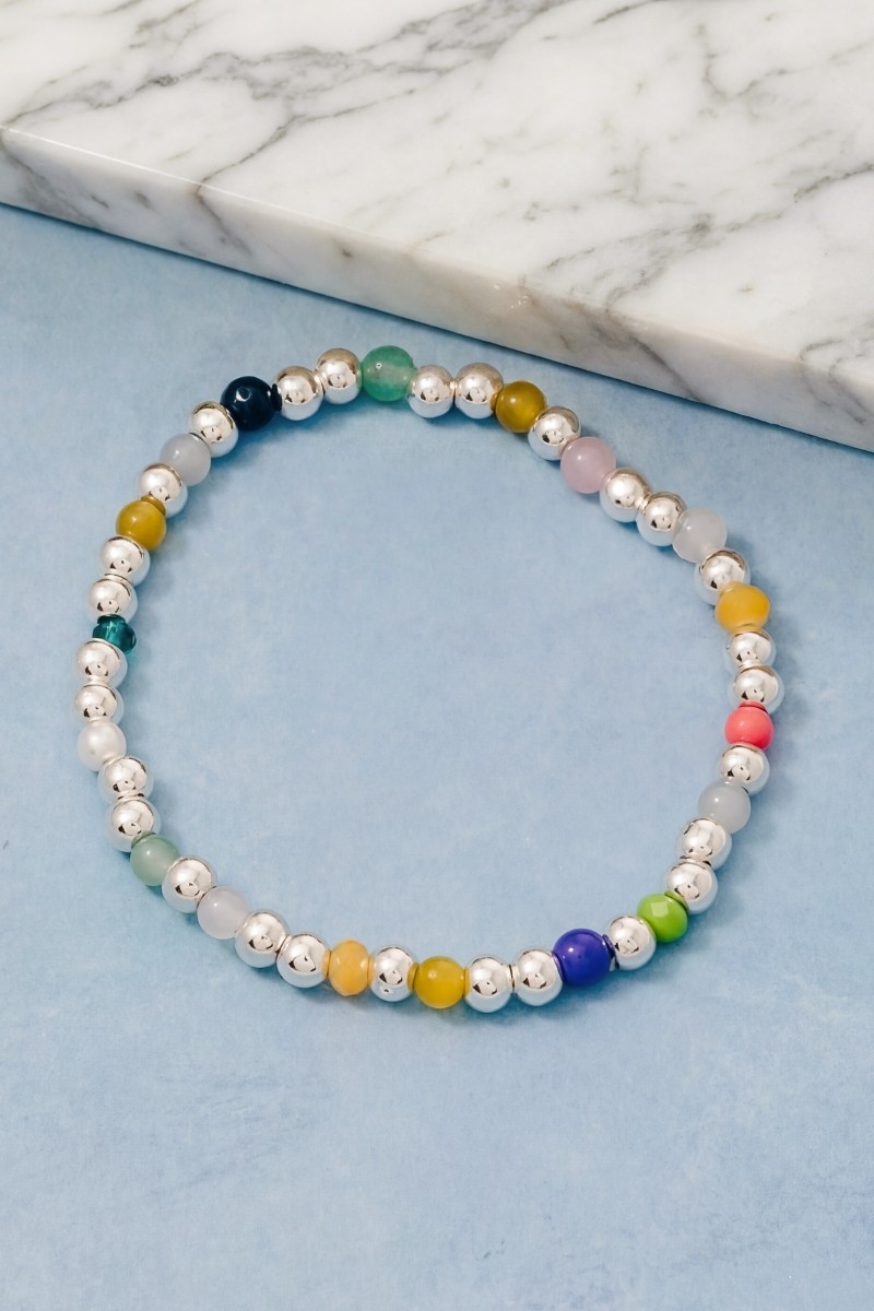 Assorted Multi Color Bead Bracelet