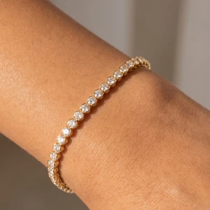 Classic Round Cz Tennis Bracelet