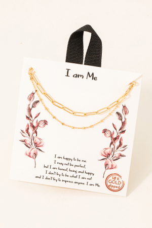 Layered Dainty Chain Link Necklace