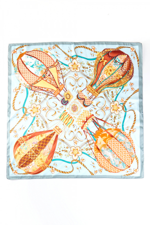 Hot Air Balloon Print Scarf