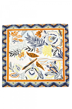 Tropical Leaves Print Bandana