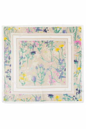 Assorted Square Flower Print Scarf