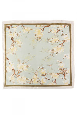 Flying Flowers Print Scarf