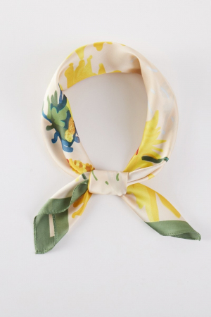 Multi Sunflower Print Scarf